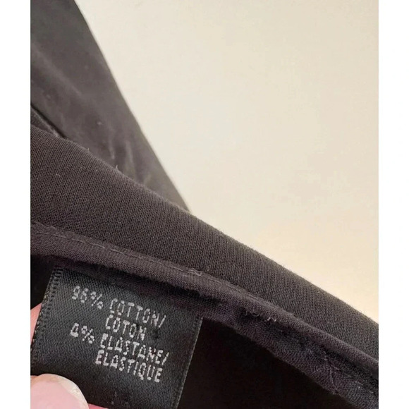 Lafayette 148 New York Black Blazer Career Jacket Size 12 Ruffled Zipper Necklin - Picture 8 of 13